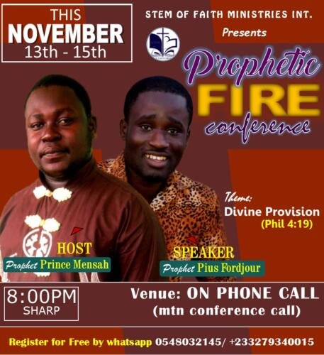 FIRE CONF NOVEMBER