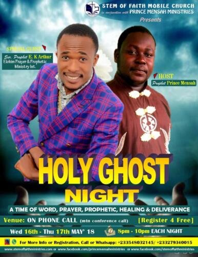 HOLY GHOST NIGHTS