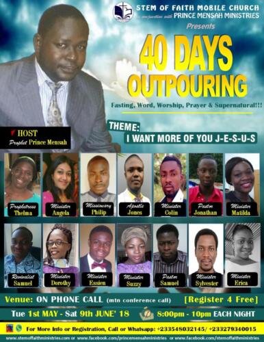 REVIVAL 40DAYS FASTING