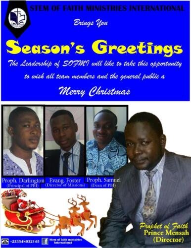 Season greetings