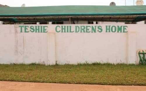 donation to the Children's home, Teshie